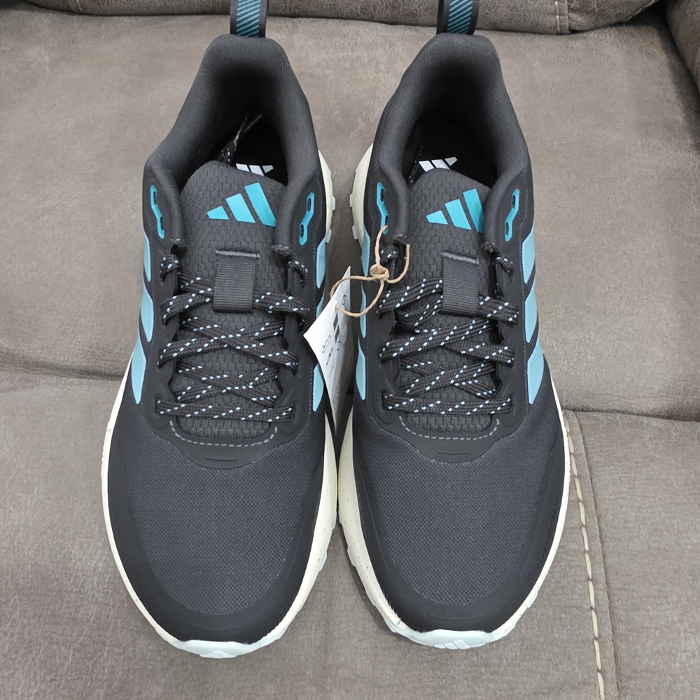 Adidas Runfalcon 5 TR W Running Shoes. Black and Teal - Picture 3 of 5